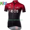 Fahrradbekleidung Radtrikot Kurzarm + Radhose Kurze 2020 TEAM INEOS Kinder N001